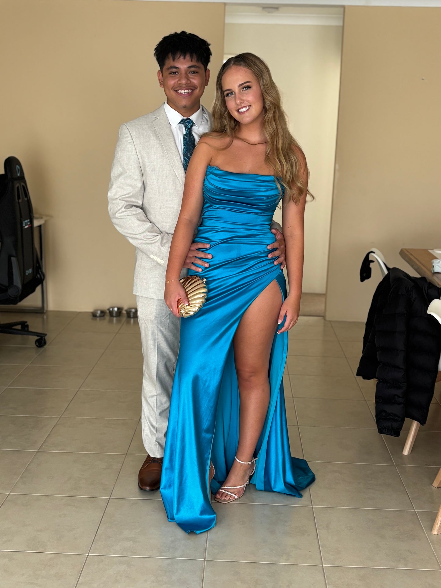 Noodz Boutique Zaria Gown Blue