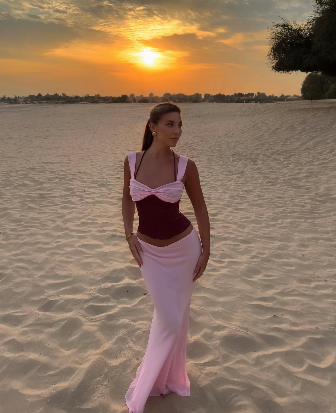 IAMDELILAH Scarlett Set Ruby Pink
