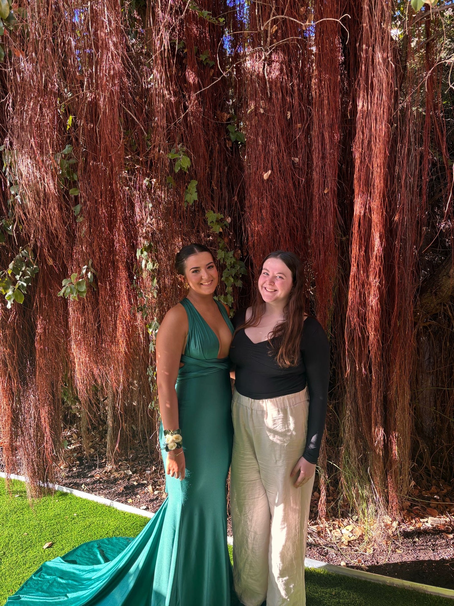 Jondon Multiwrap Gown Forrest Green