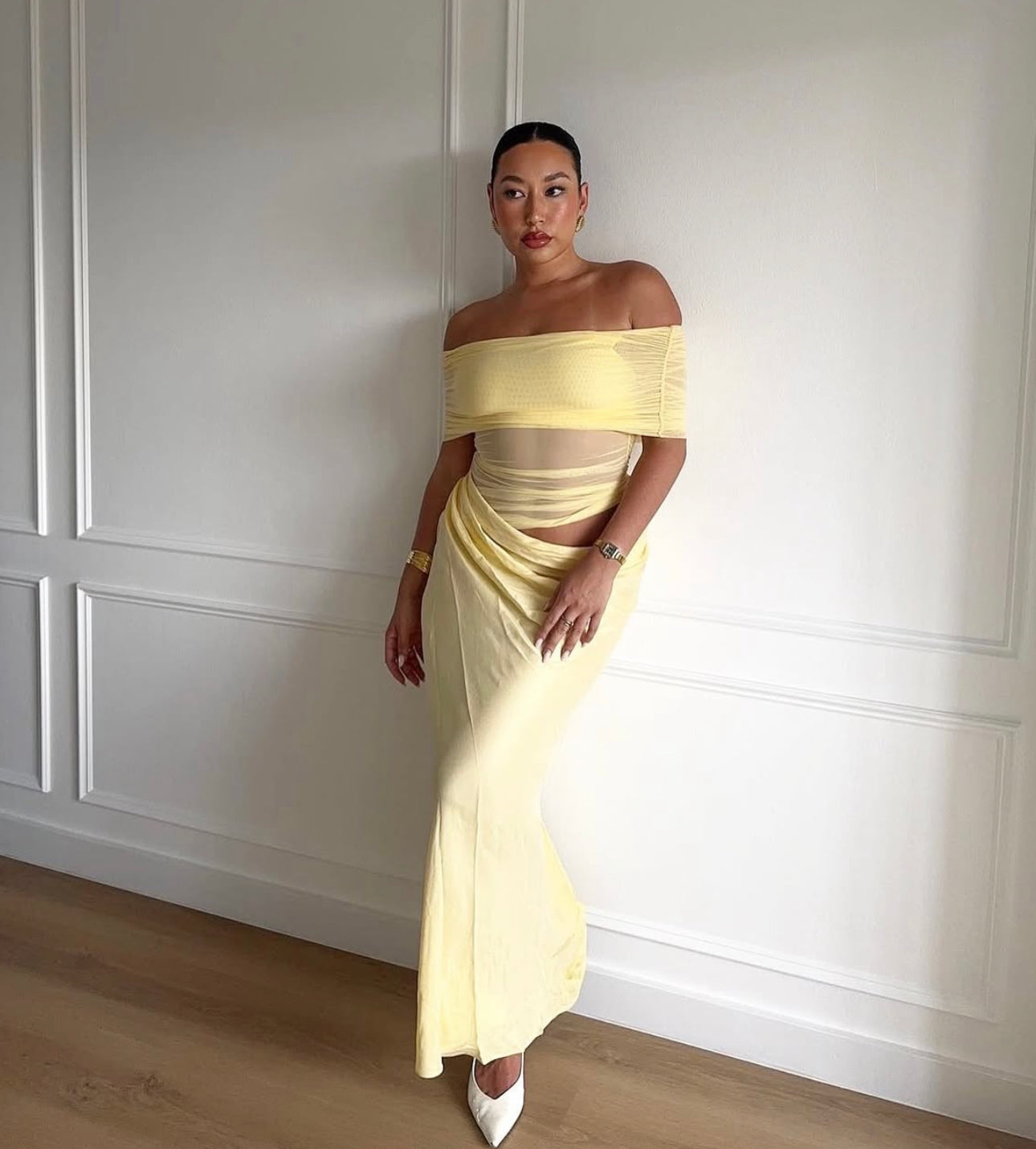 Benni Nico Gown Butter Benni Nico Gown Butter