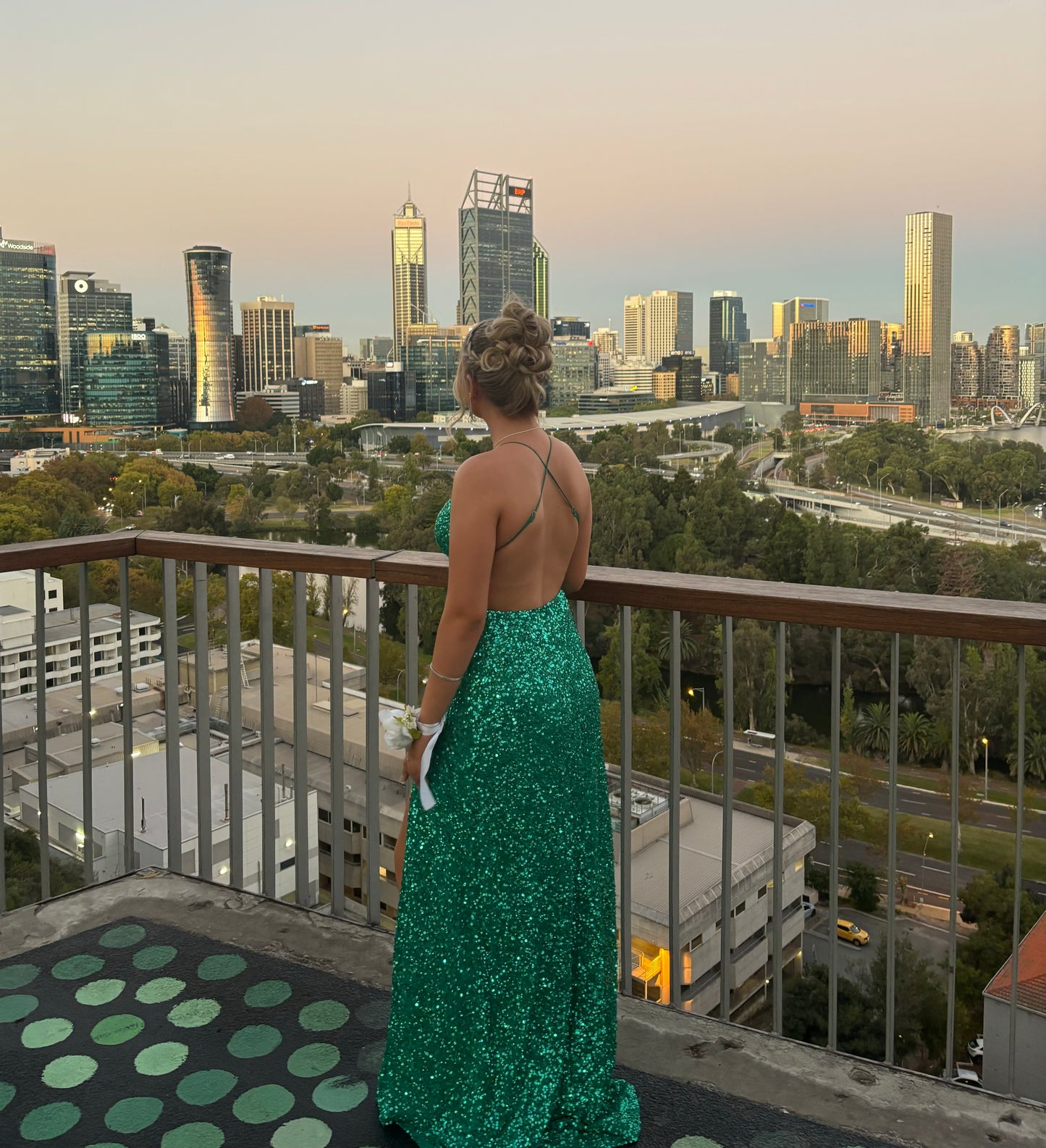 Scala 47551 Gown Emerald