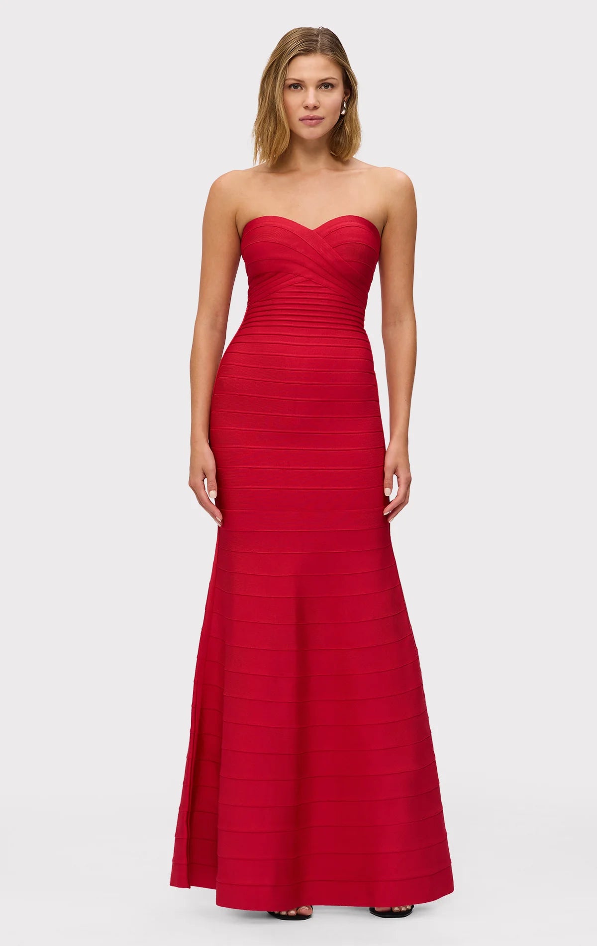 Herve Leger Sara Gown Red
