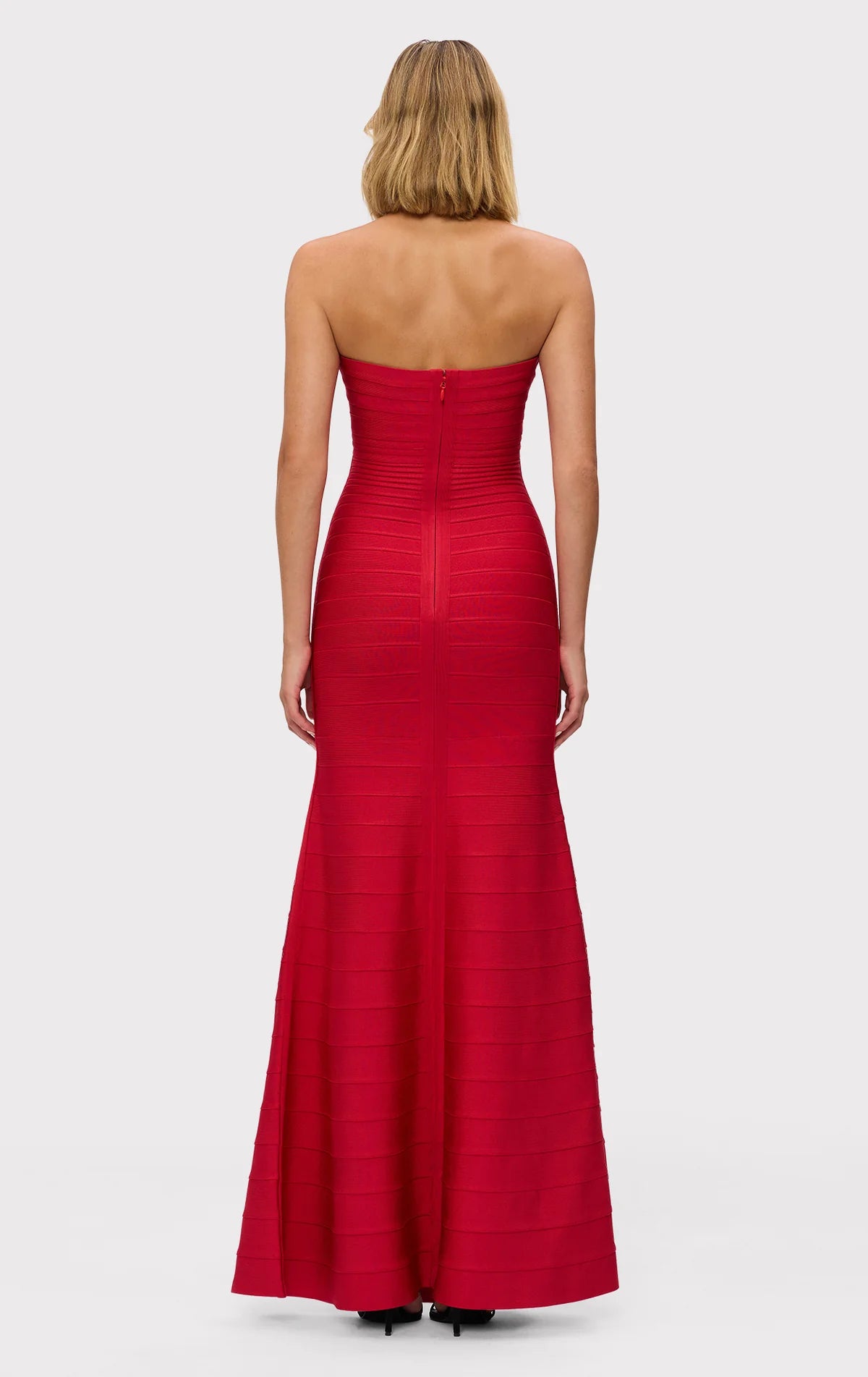 Herve Leger Sara Gown Red
