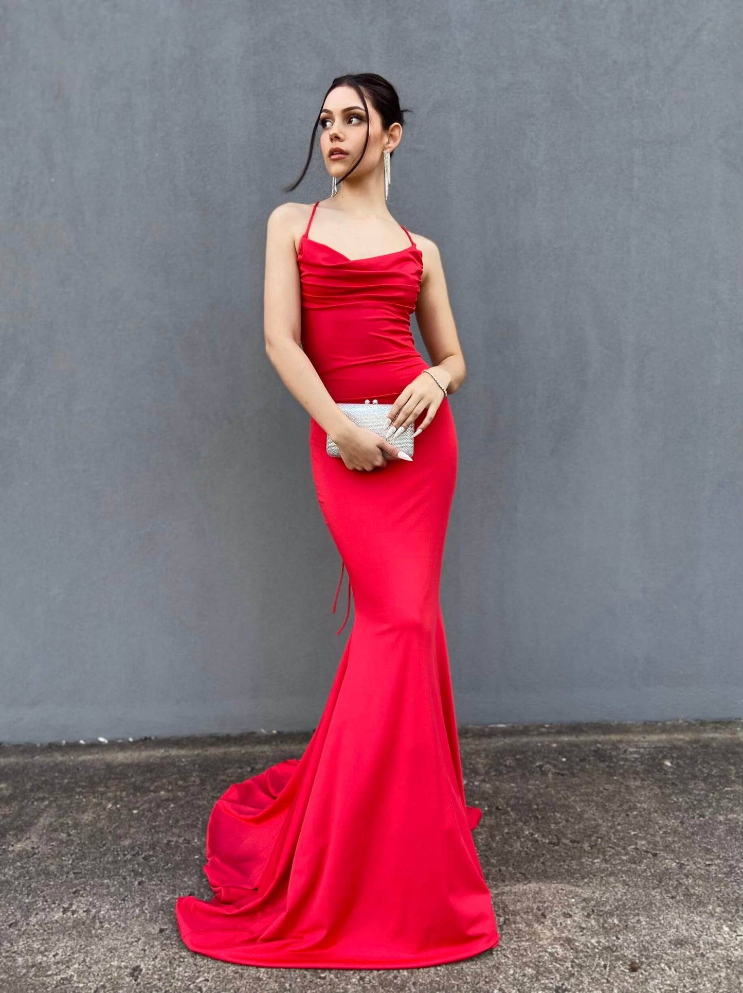 Private Collection Ashleigh Gown Red