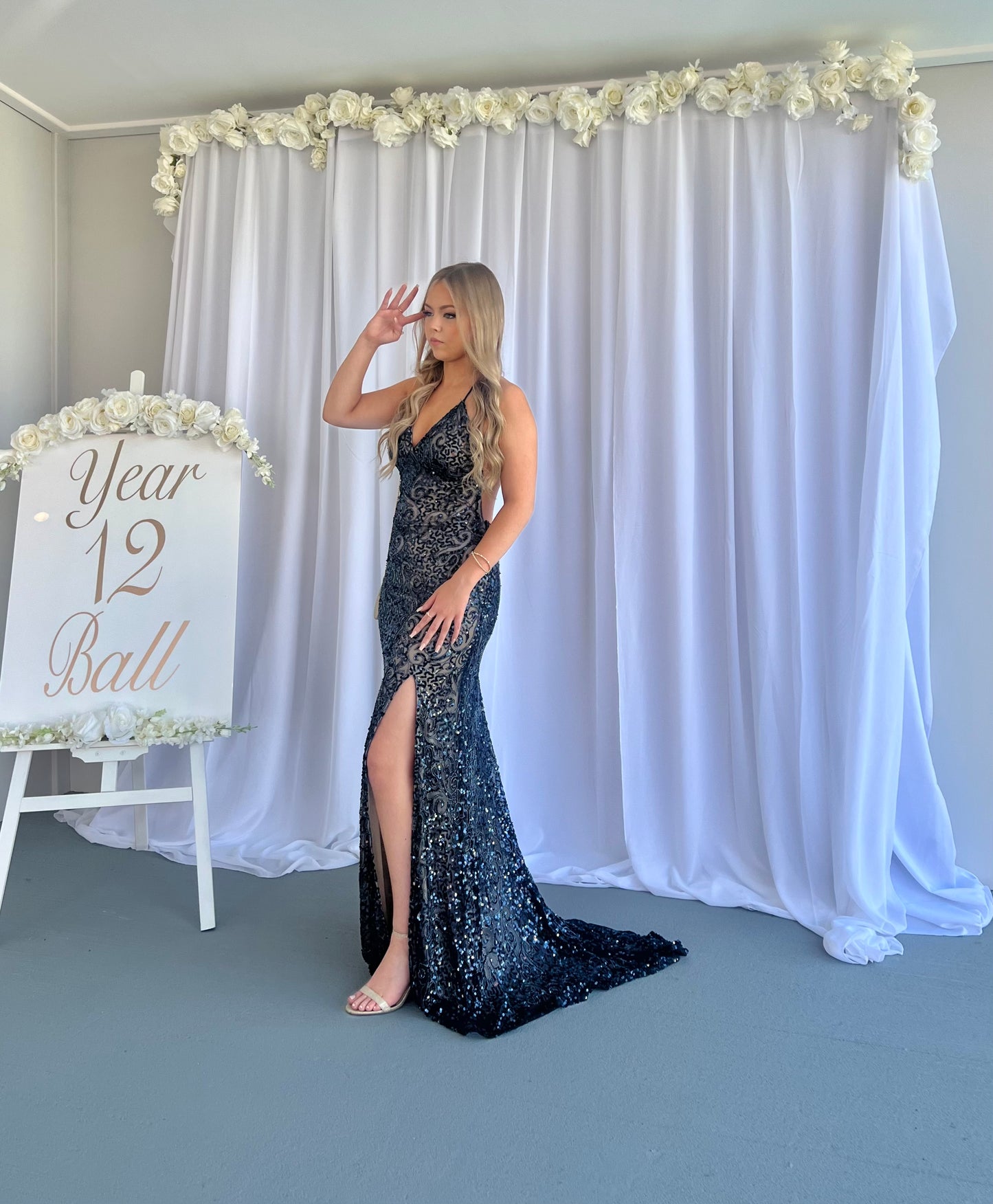 Scala 48977 Gown Navy