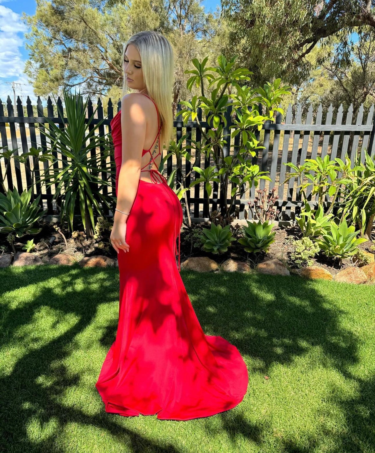 Private Collection Ashleigh Gown Red