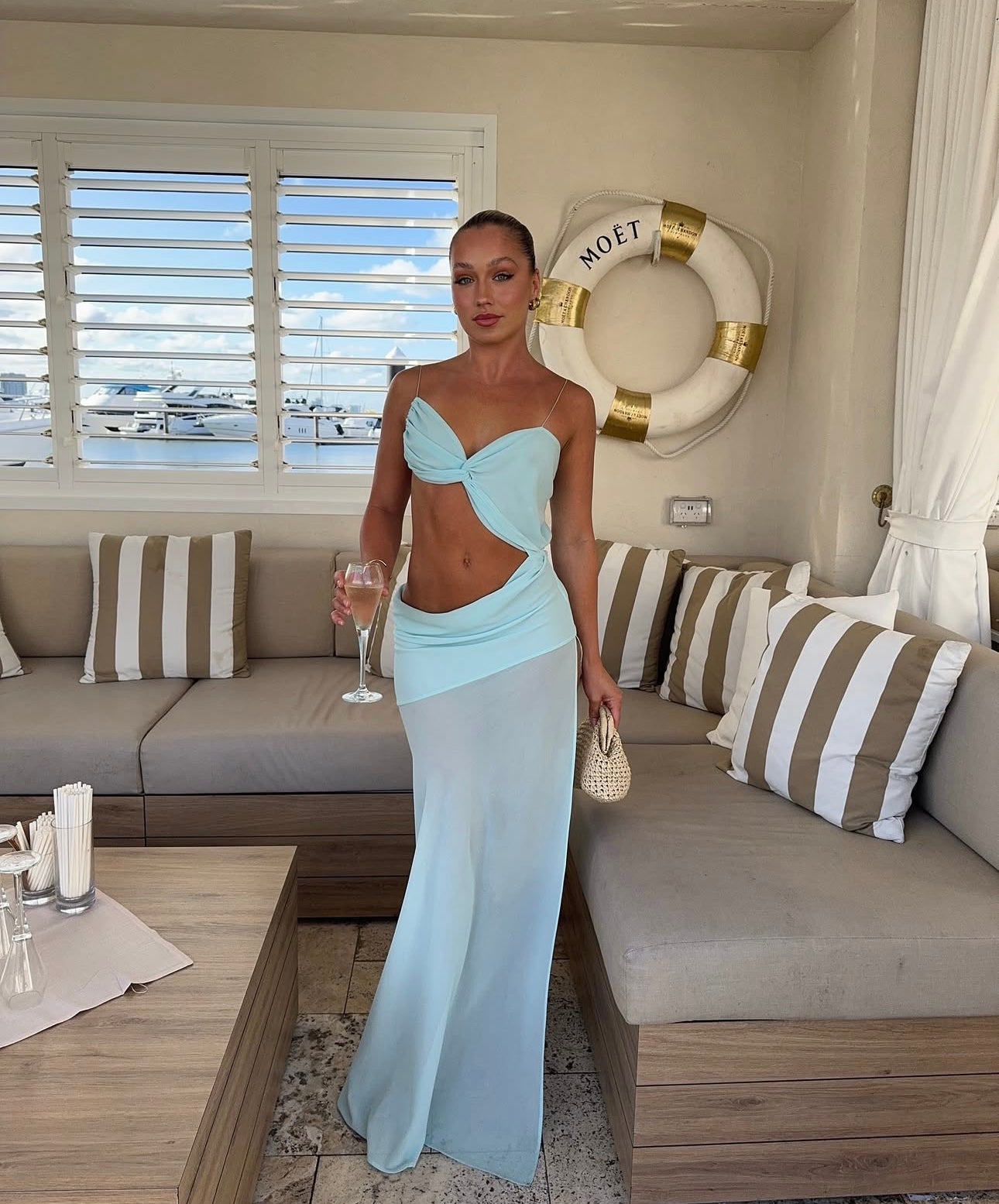 Natalie Rolt Dahlia Aqua