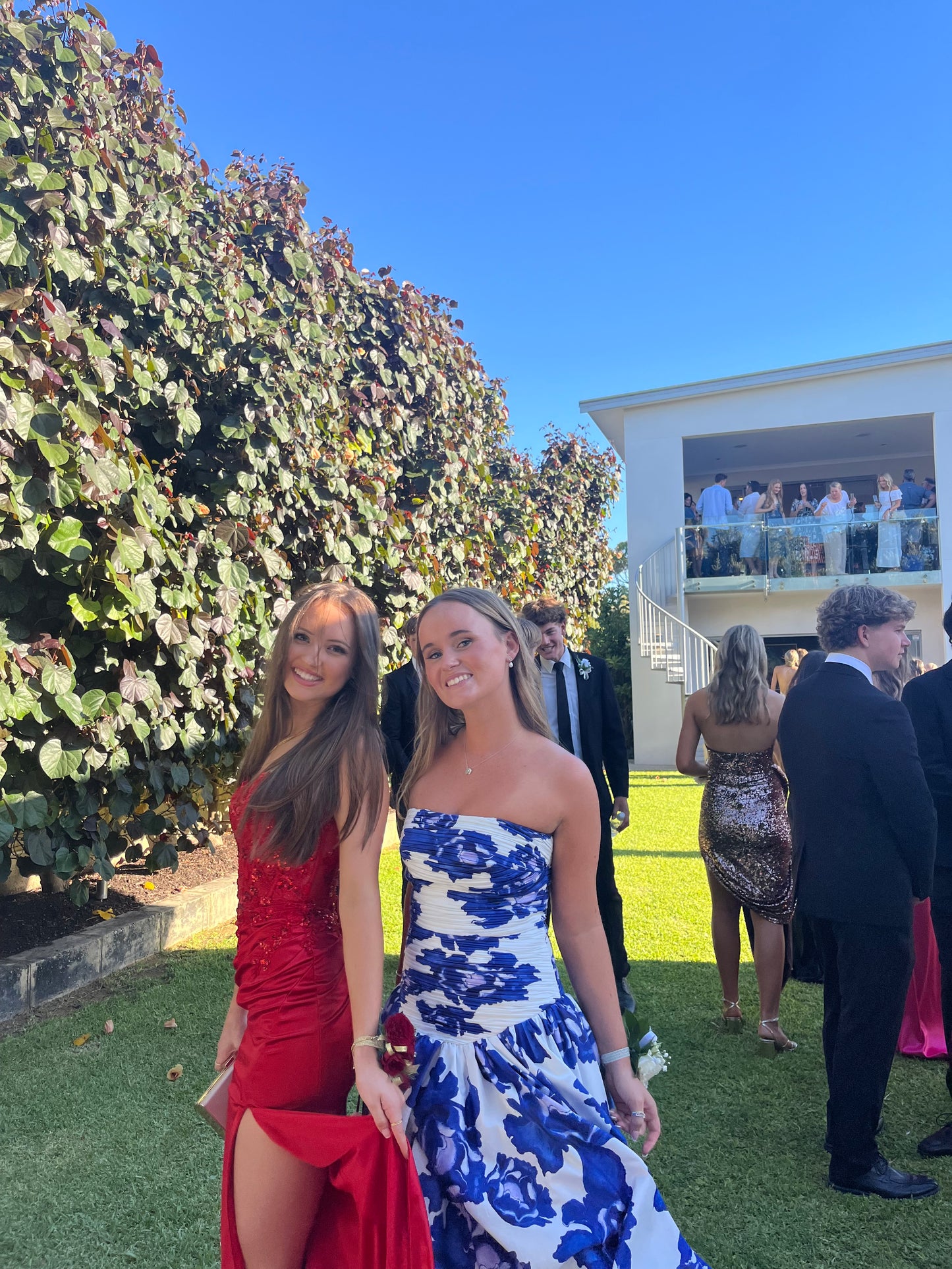 AJE Behold Gown Cobalt