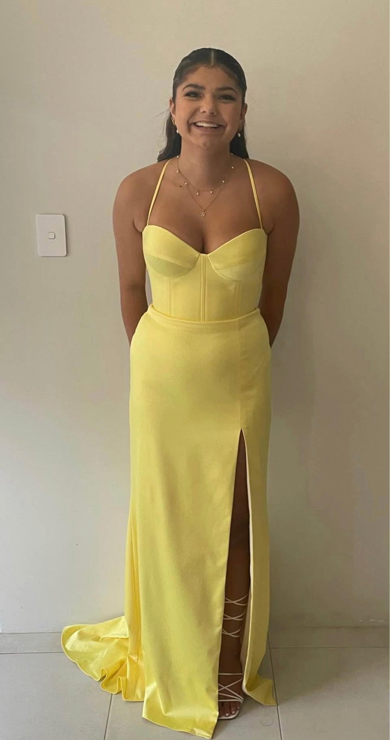 PC Dharma Corset Gown Yellow