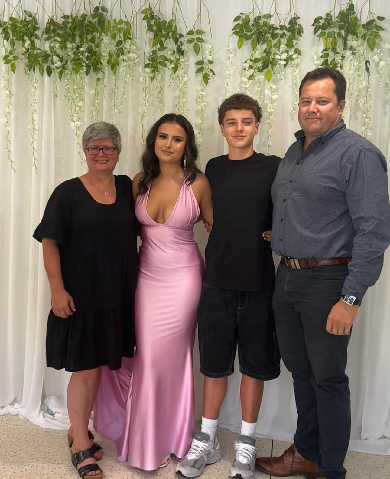 Custom Georgie Gown Train Musk Pink