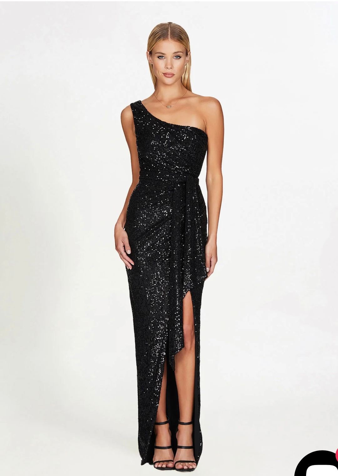 Nookie palazzo gown black