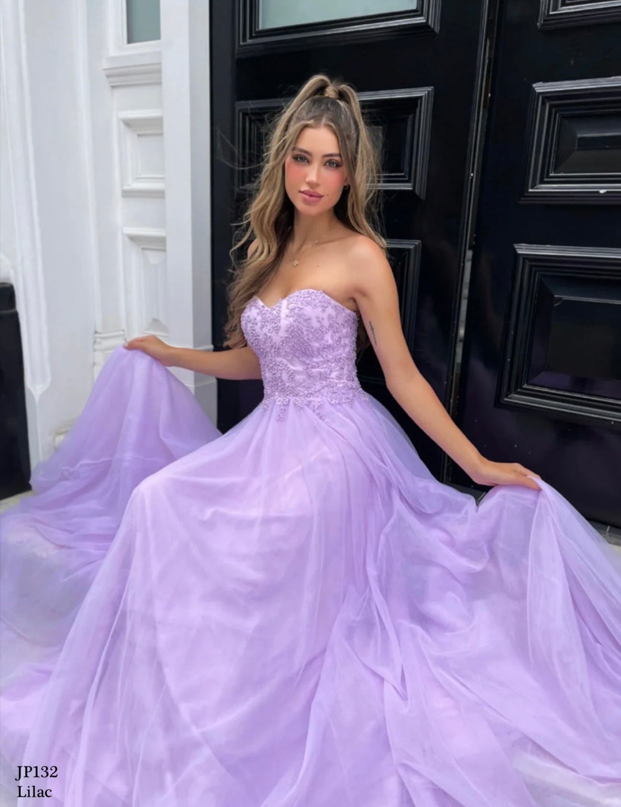 Jadore JP132 lilac ballgown