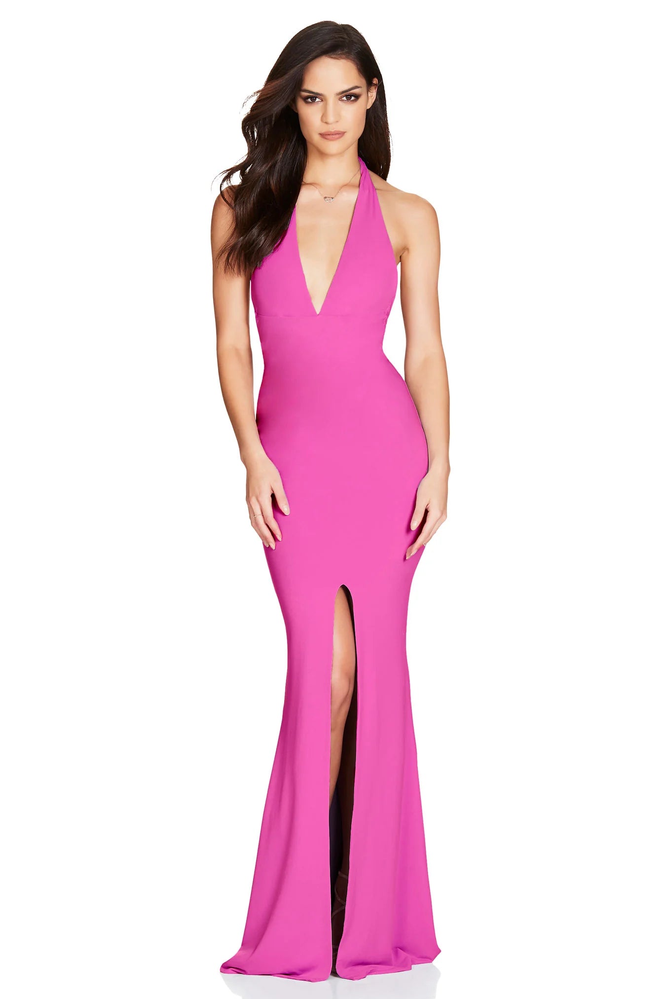 Illegal Halter Gown Pink