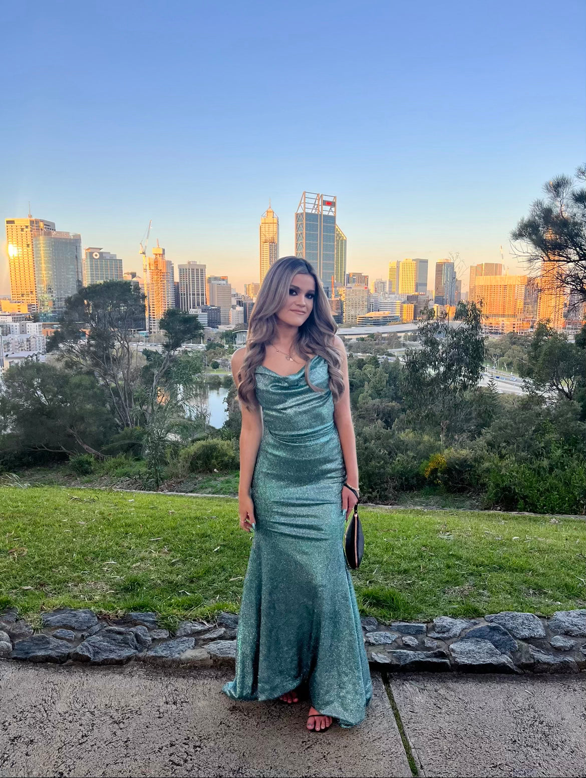 Private Collection Ashleigh Glitter Gown