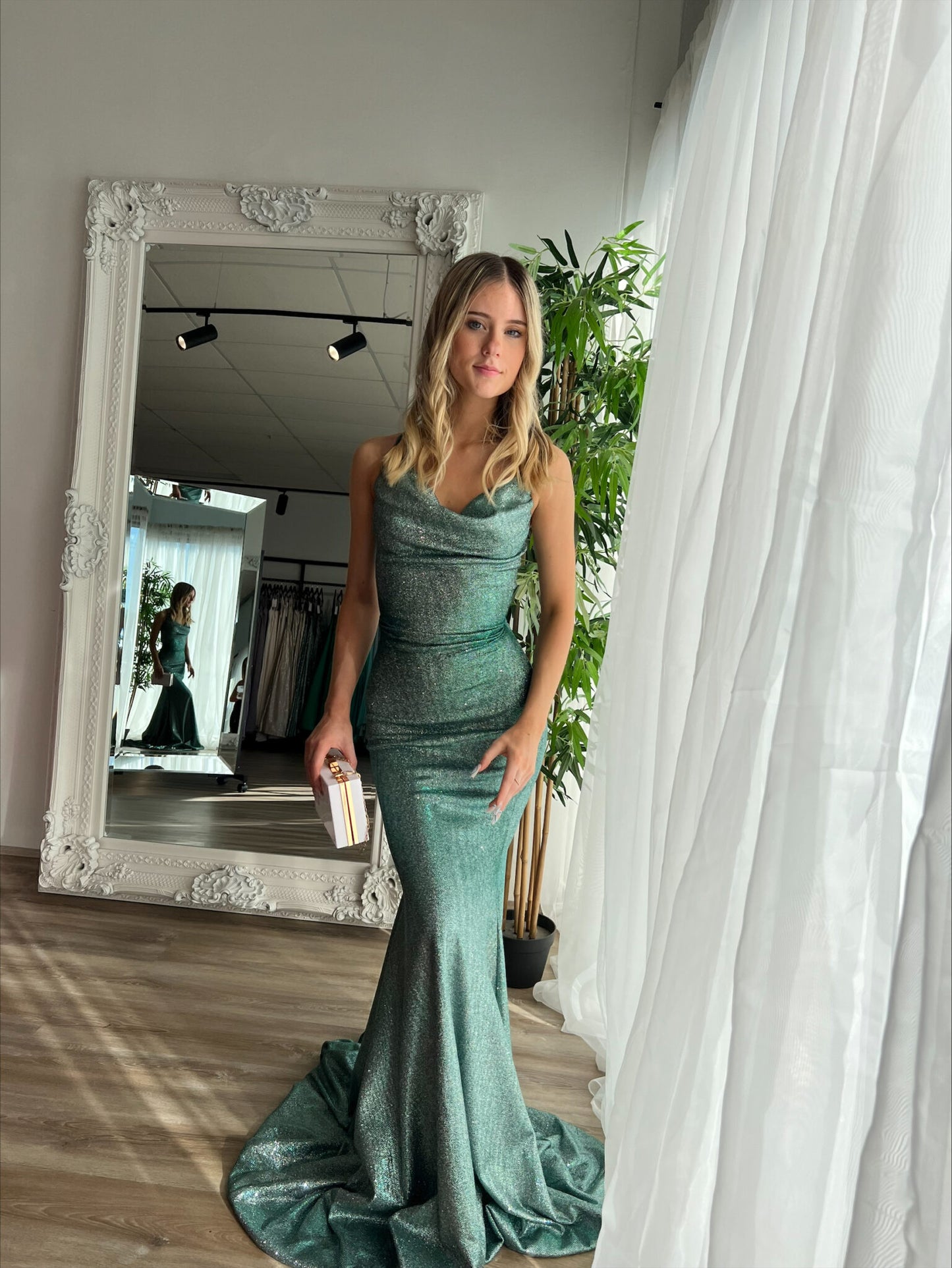 Private Collection Ashleigh Glitter Gown