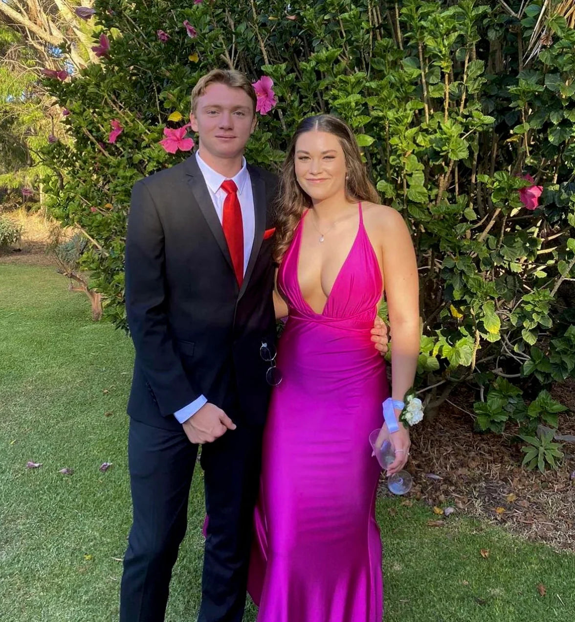 Custom Georgie Gown Hot Pink