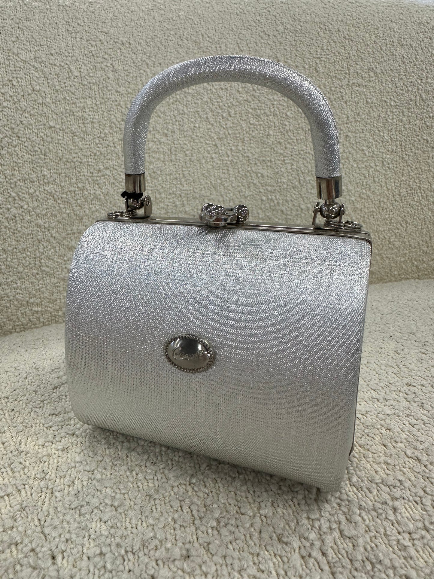 Silver Handle Clutch