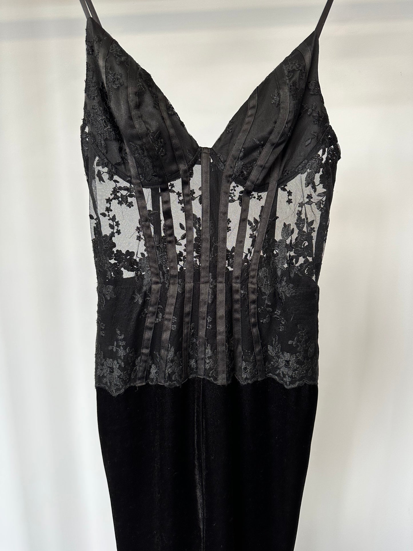 Abyss By Abby Velvet Gown Black