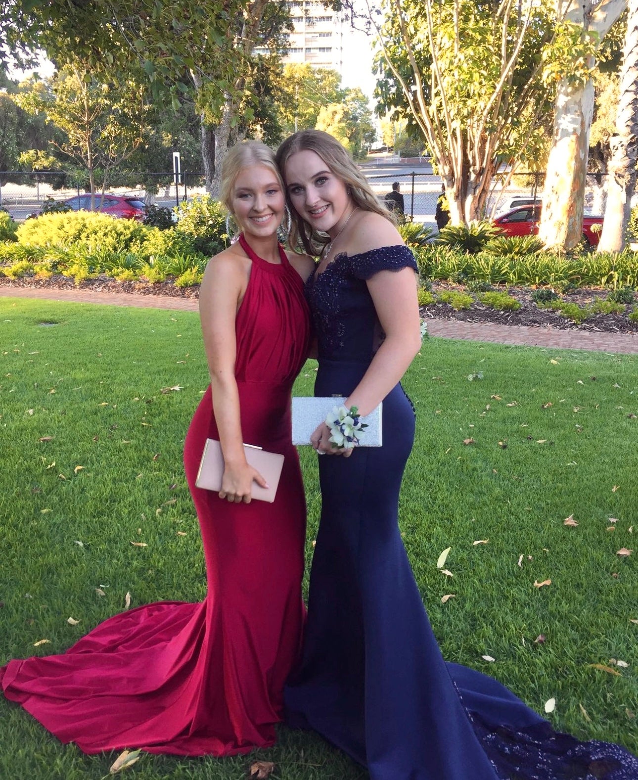 Jondon Anastasia Gown Burgundy