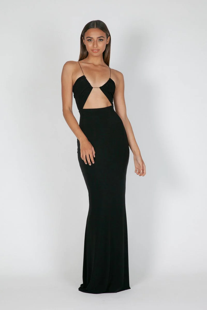 Natalie Rolt Cher Gown Black