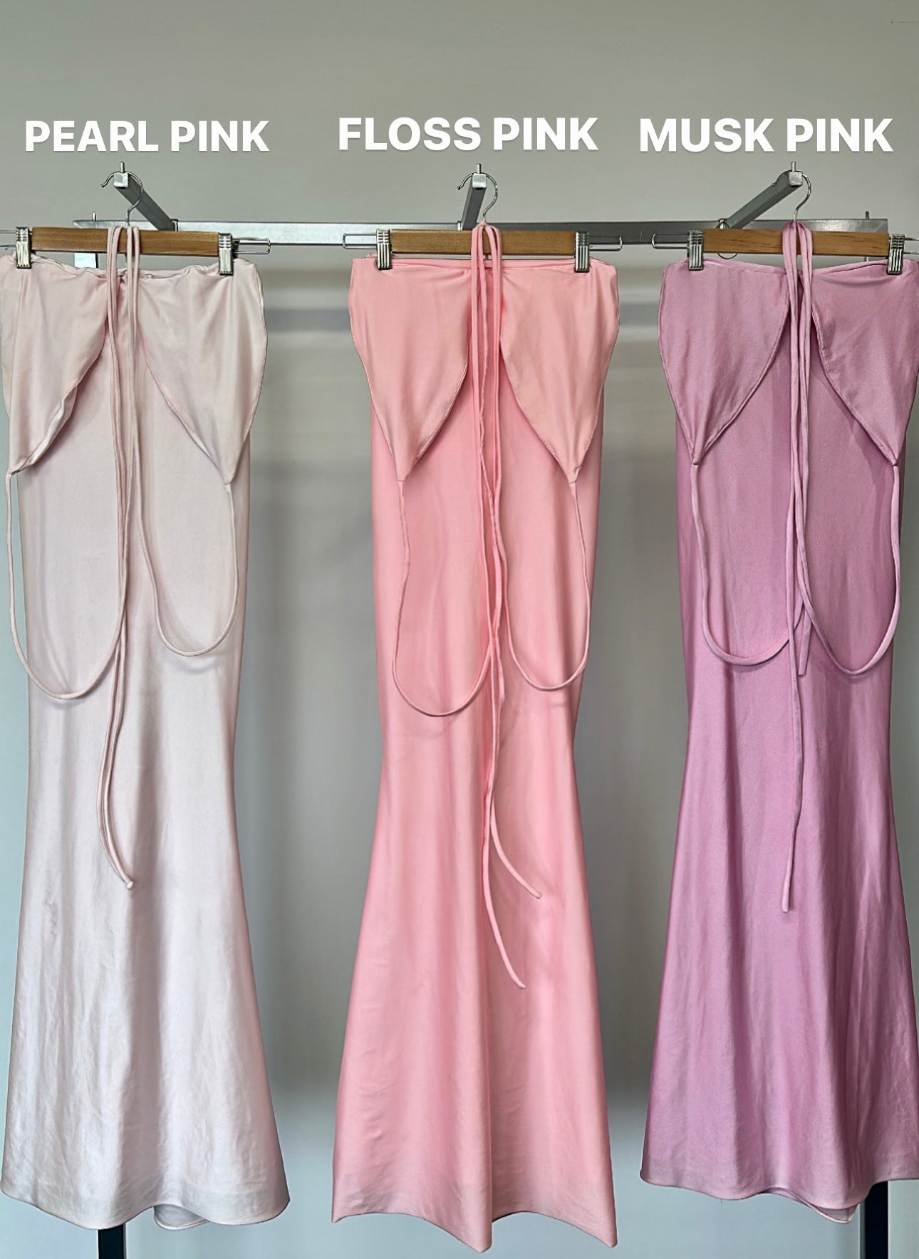 Custom Georgie Gown Train Floss Pink