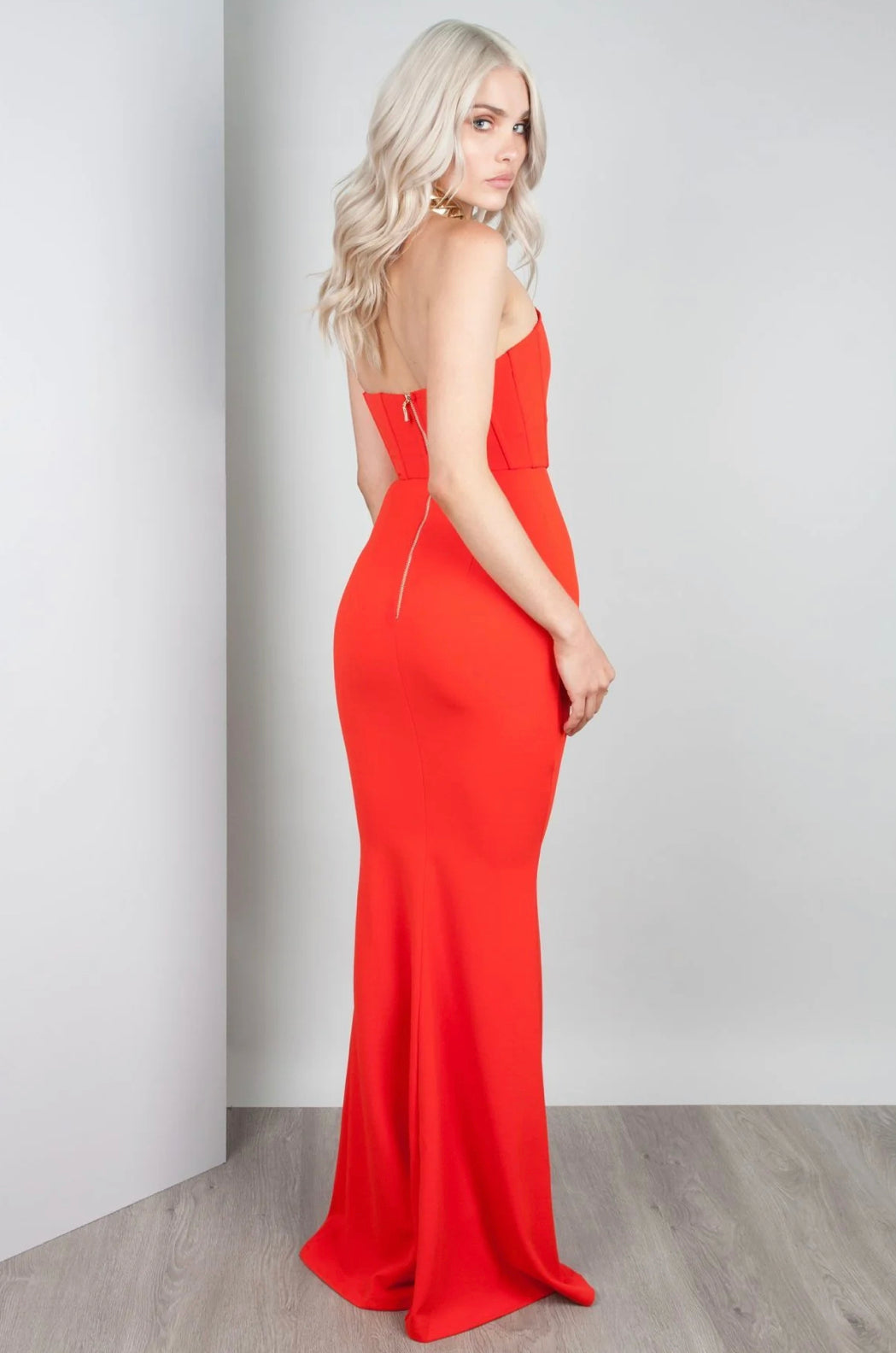 Zachary Elvira Gown Crimson