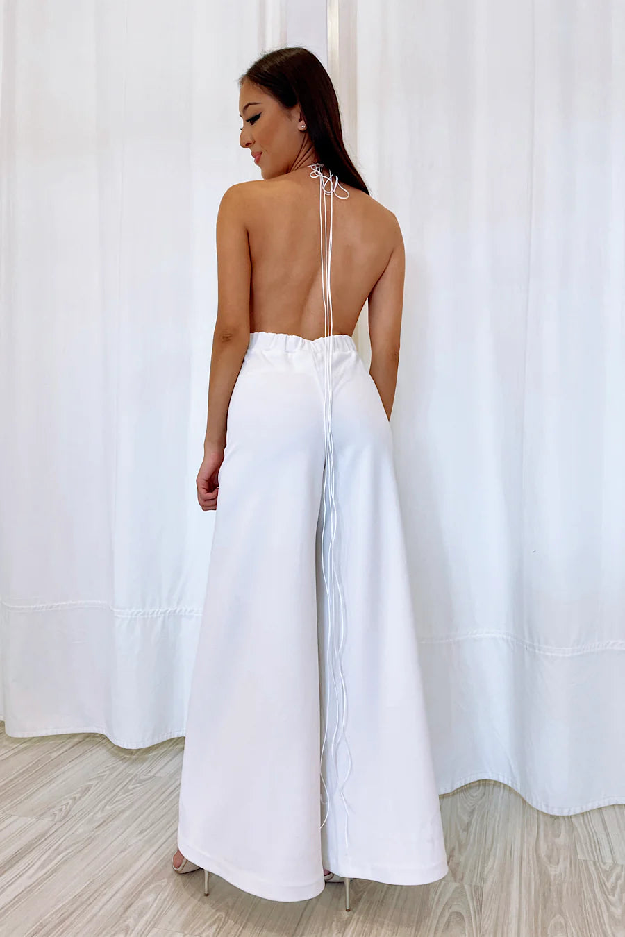 Natalie Rolt Khloe Jumpsuit White