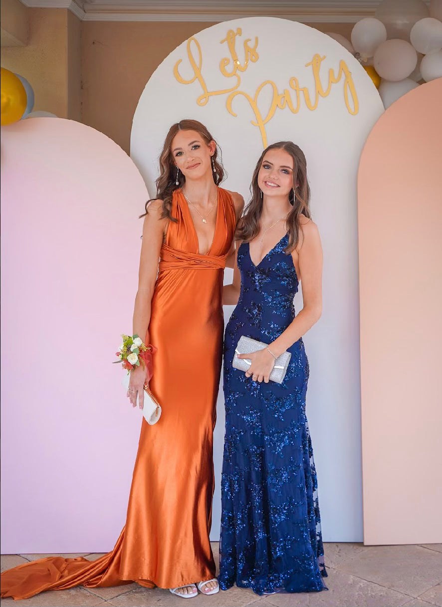 Alamour The Label Lena Gown Orange