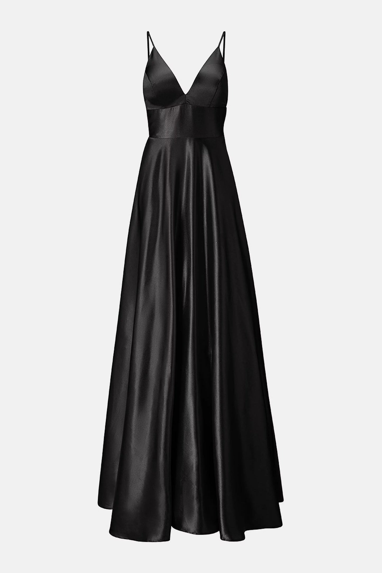 Coast Satin Gown Black