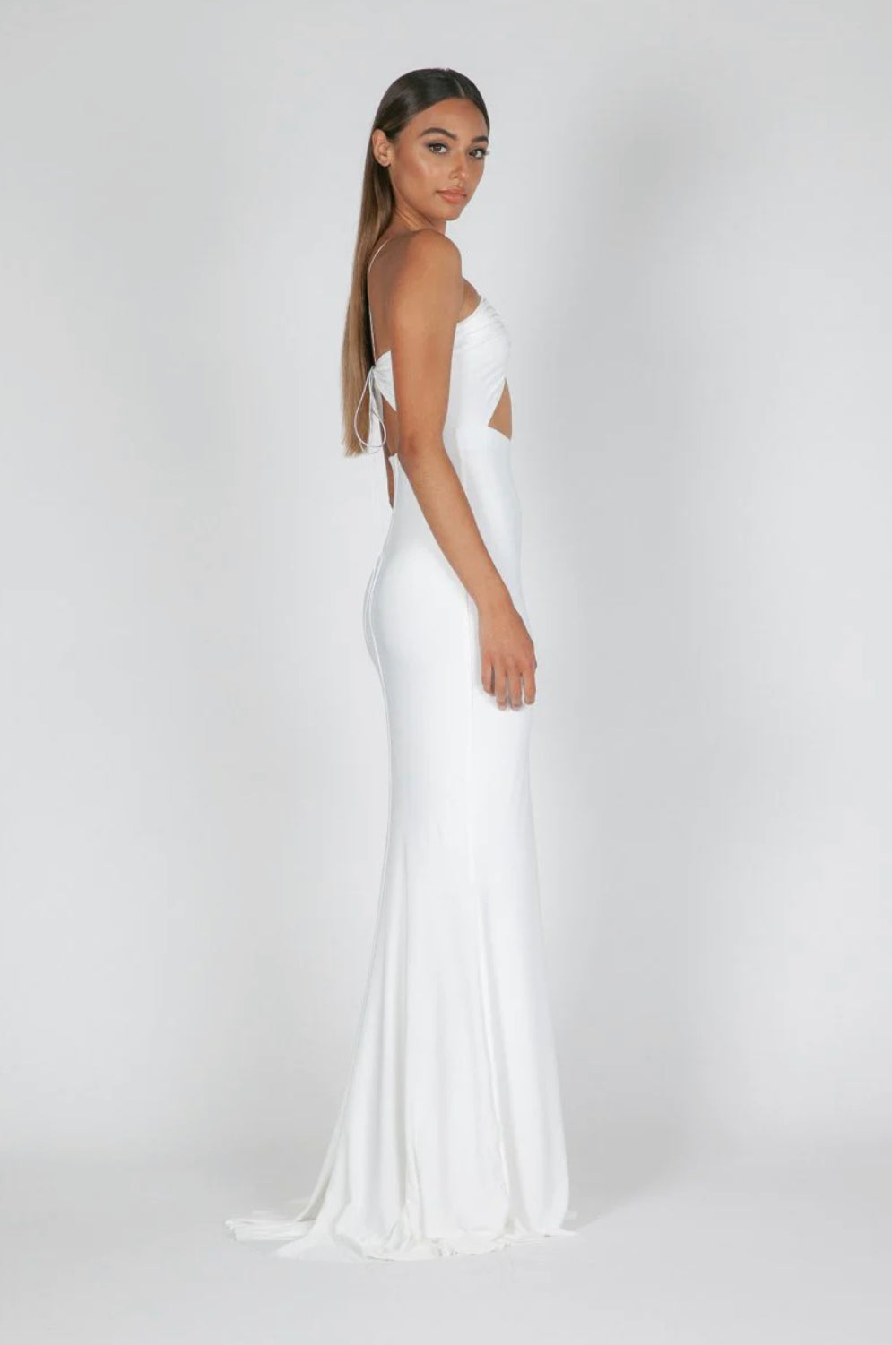 Natalie Rolt Cher Gown White