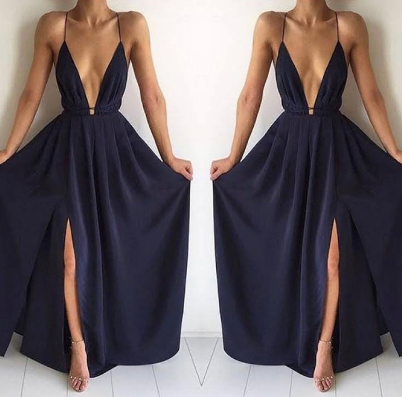 Natalie Rolt Blossom Gown Navy