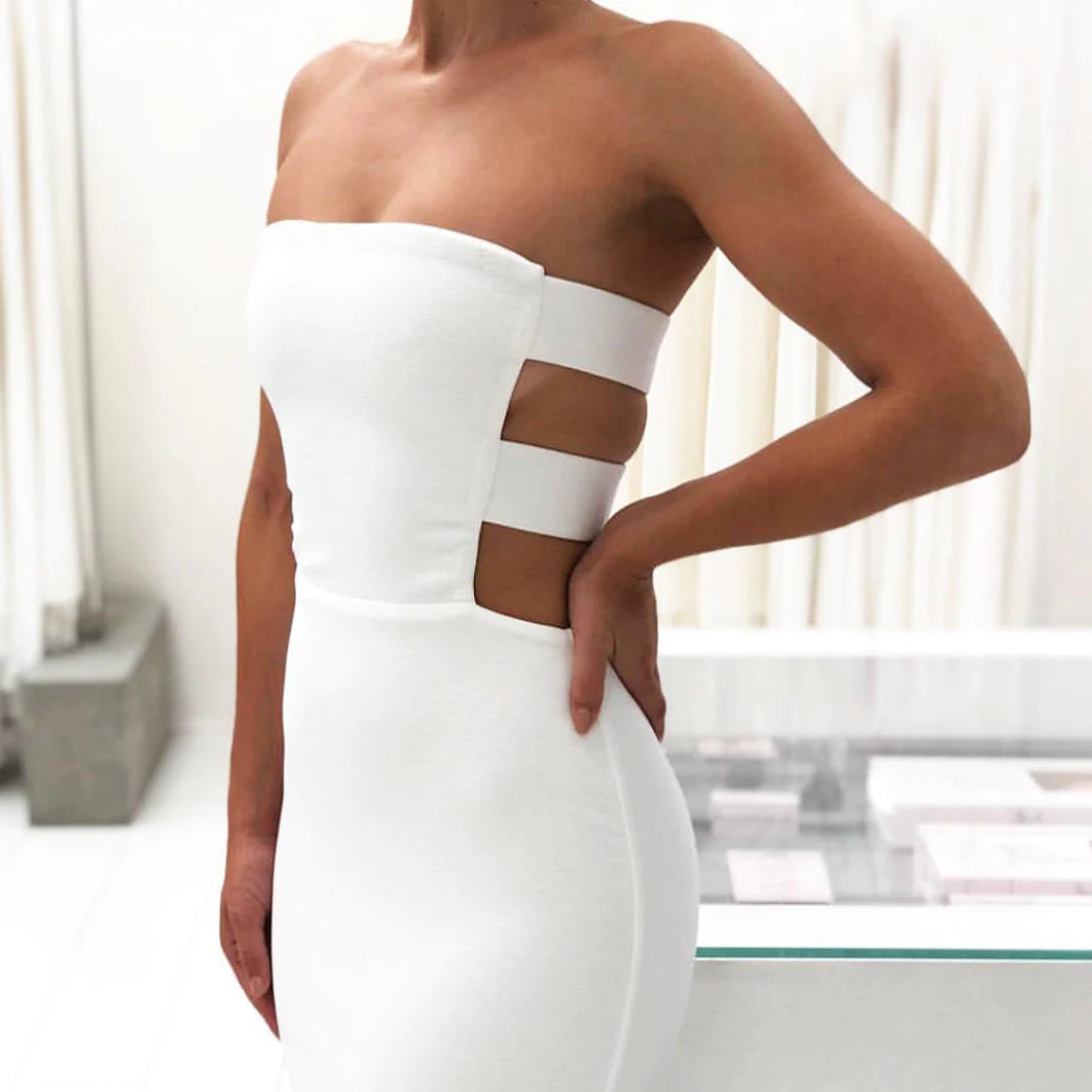 Natalie Rolt Margot Gown White