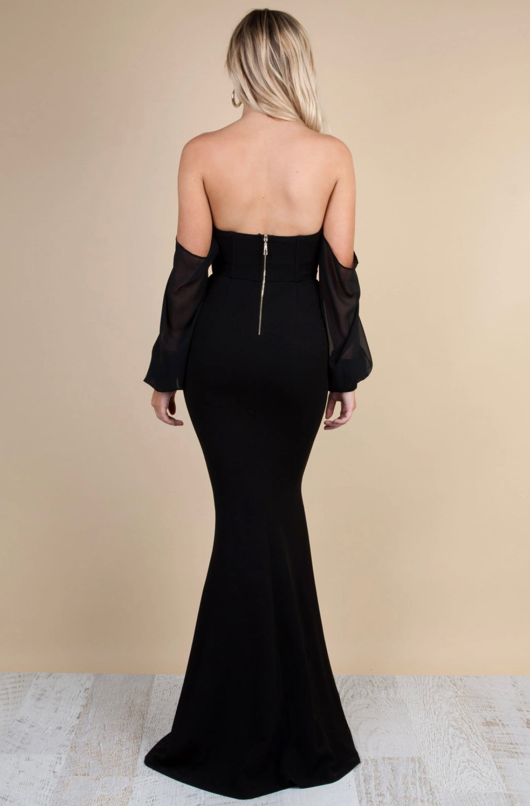 Zachary Lia Gown Black
