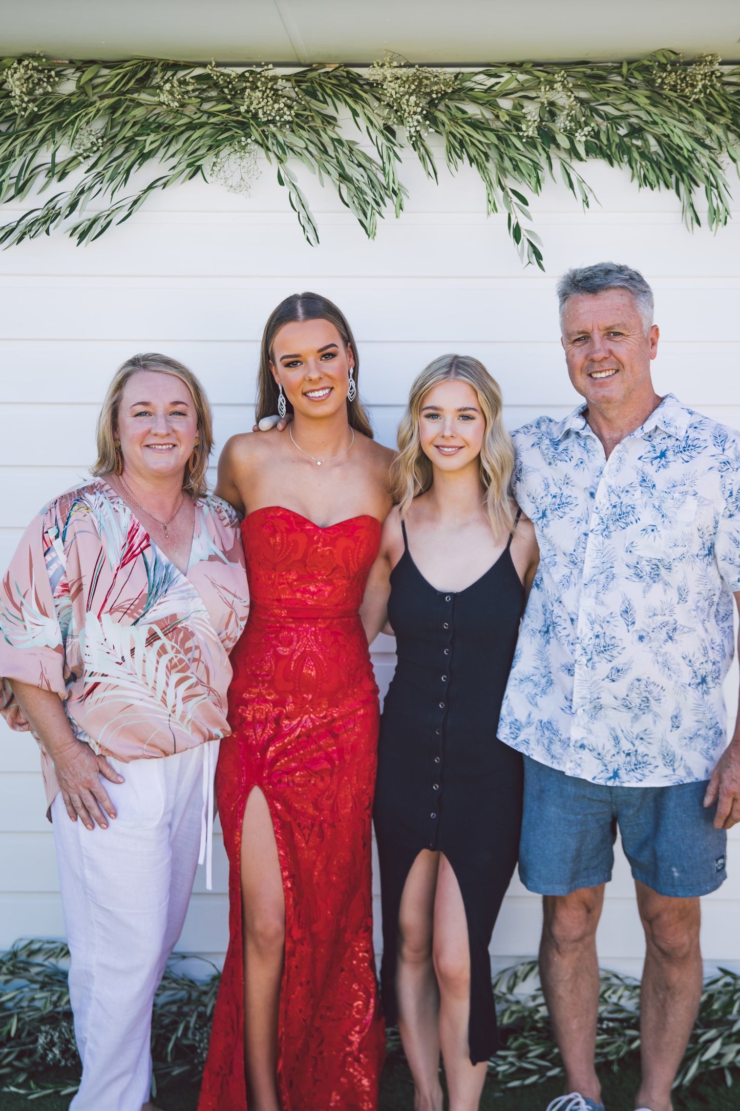 Bariano Custom Gown Red