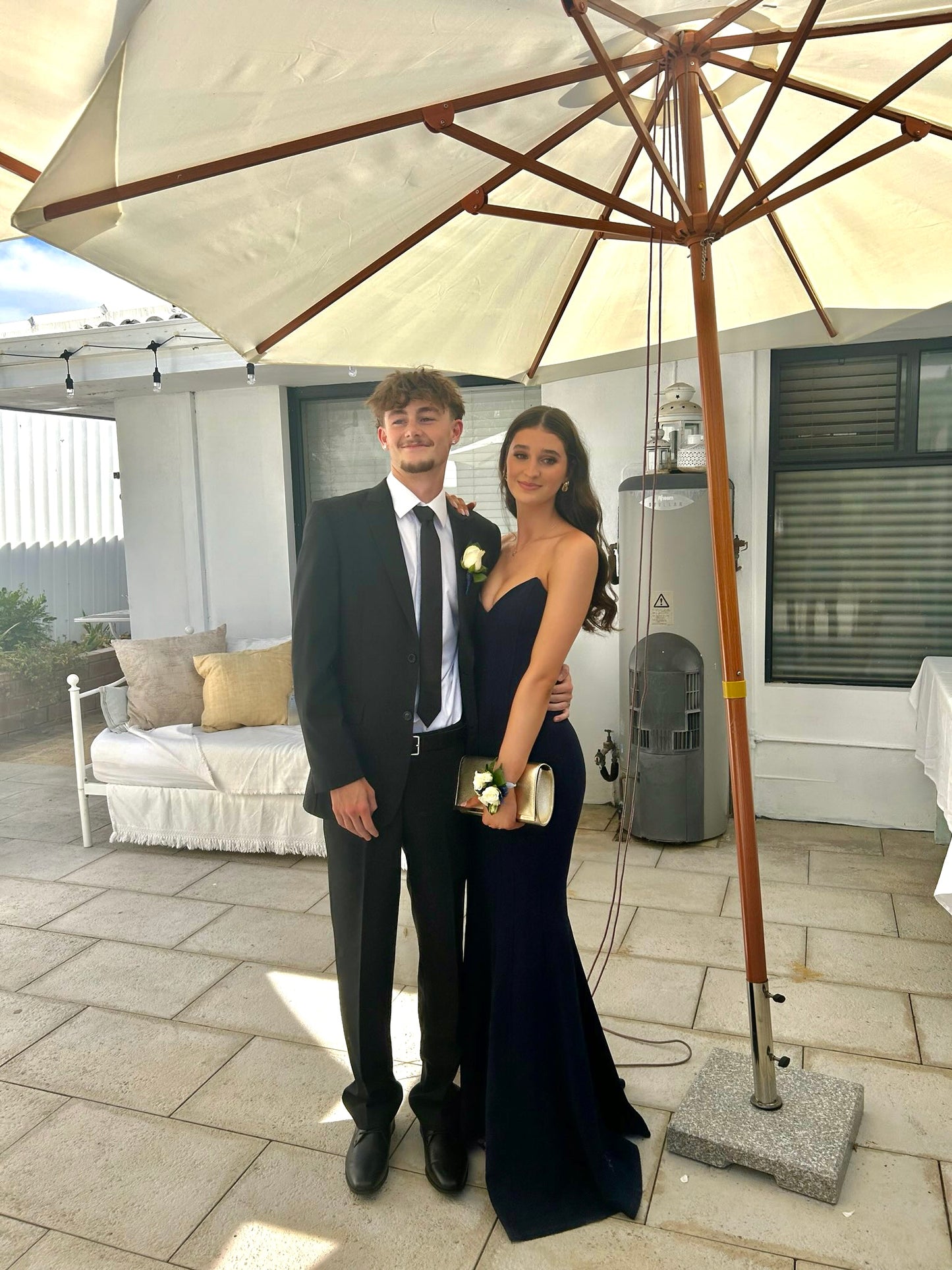 Zachary Olympia Gown Navy