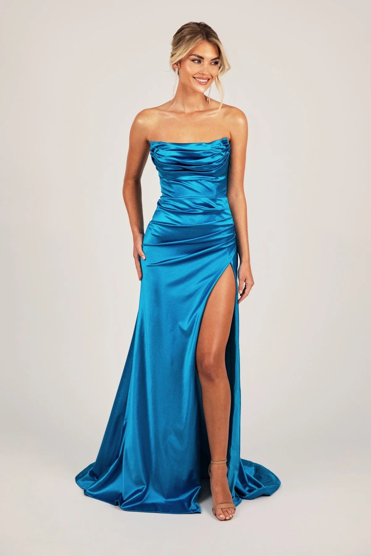Noodz Boutique Zaria Gown Blue