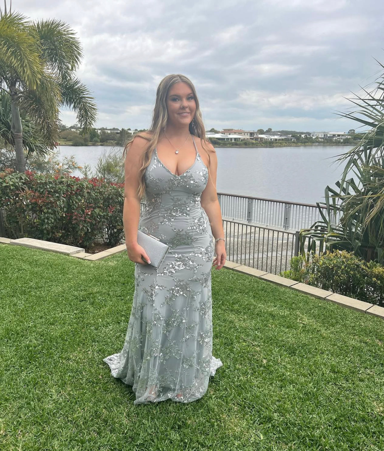 silver jadore dress J'Adore Dresses JM209