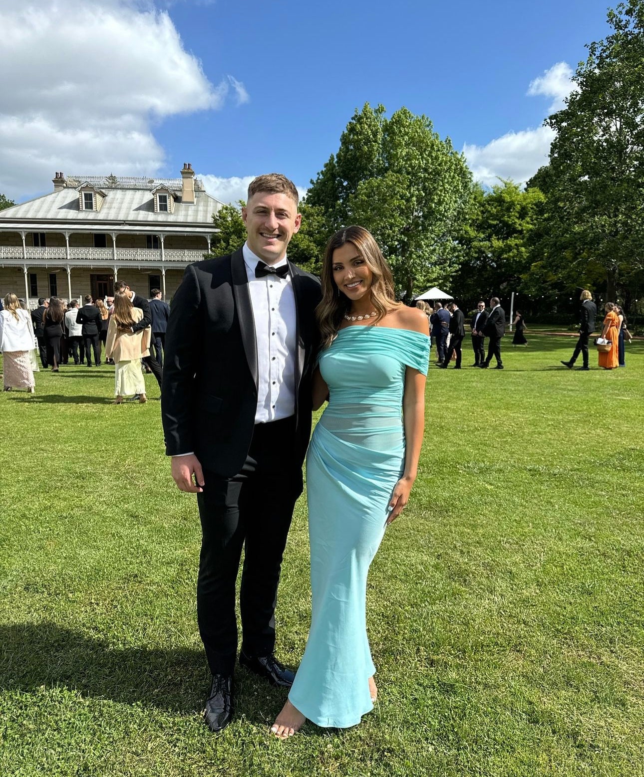 Benni Nico Gown Aqua Hire For A Night Benni Nico Gown Aqua Hire For A Night