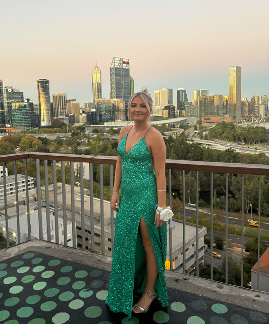 Scala 47551 Gown Emerald