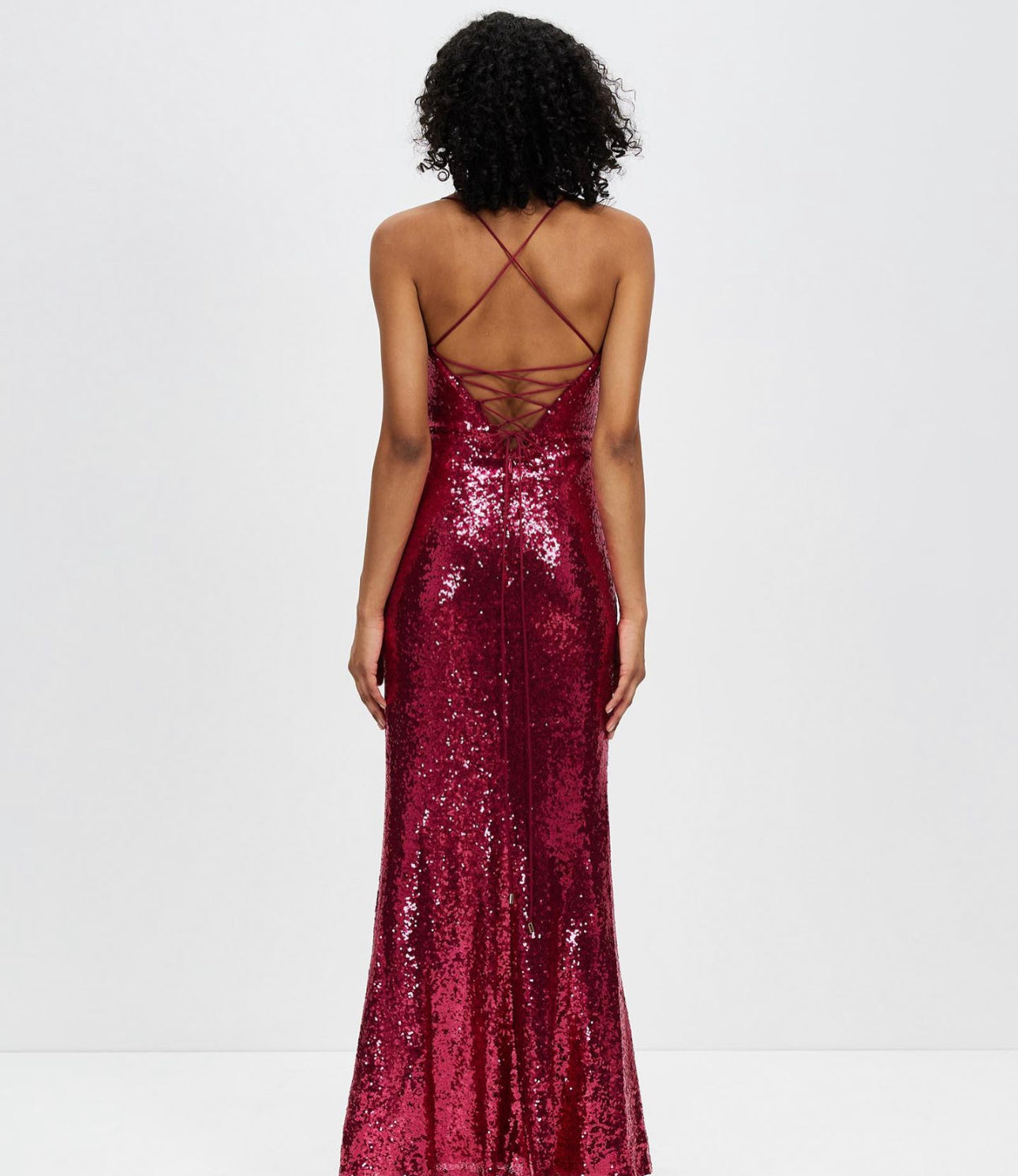 Bariano Stephanie Cowl Gown Fuchsia – Hire For A Night