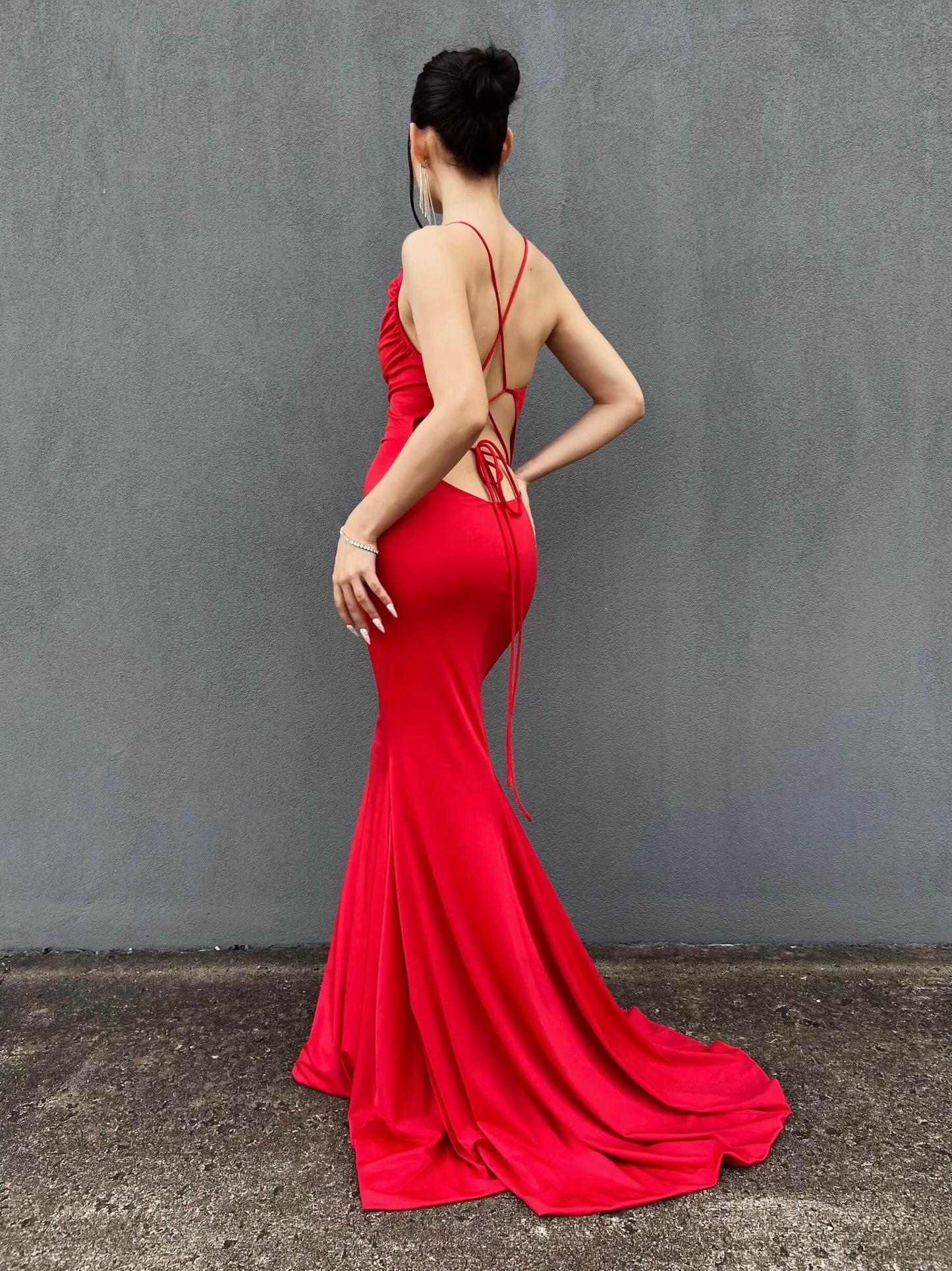 Private Collection Ashleigh Gown Red