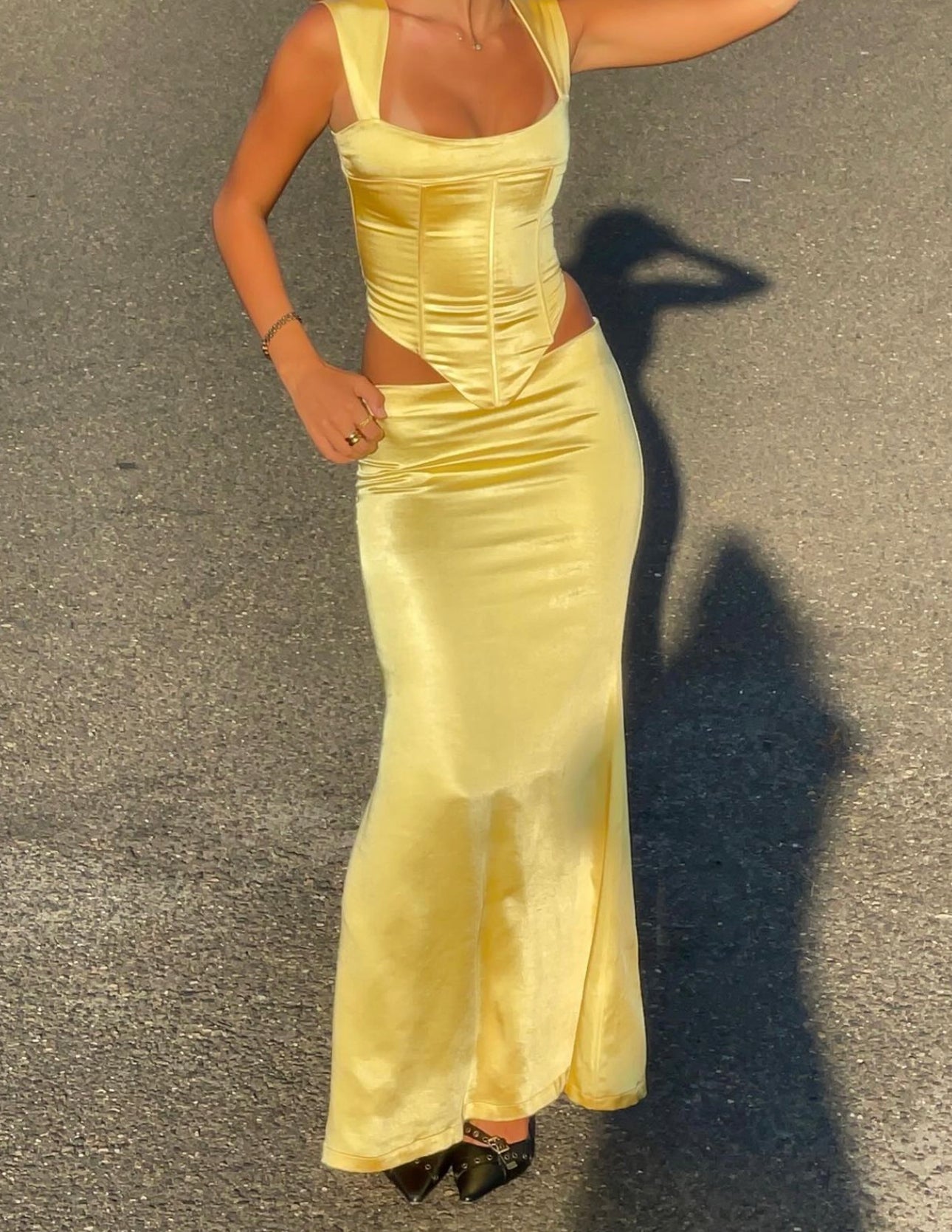 IAMDELILAH Valerie Set Yellow