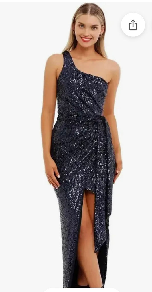 Nookie palazzo navy gown