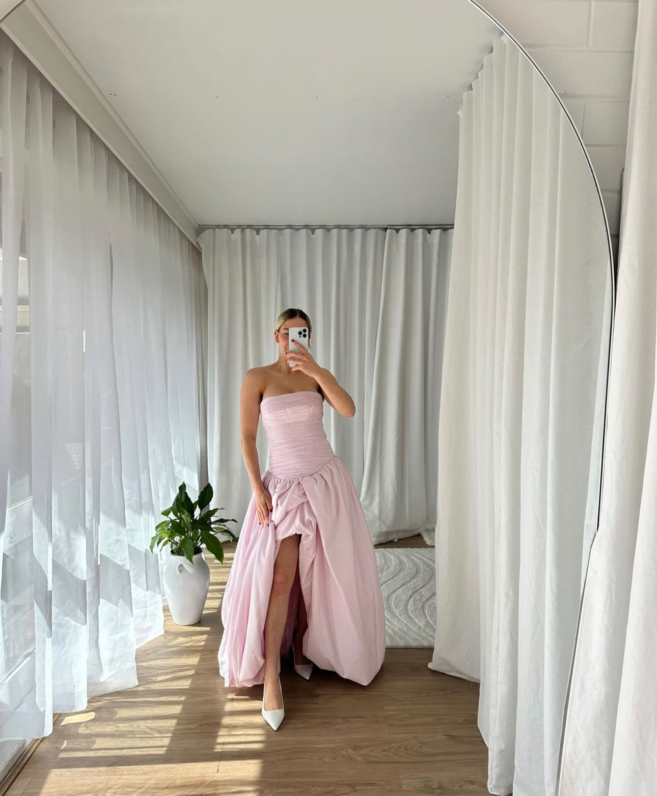 aje light pink dress Pretty In Pink Aje International