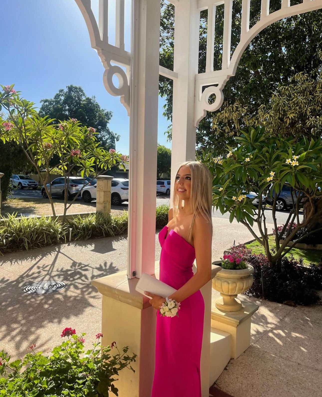 Sheike Eternity Strapless Gown Hot Pink Sheike Eternity Strapless Gown Hot Pink