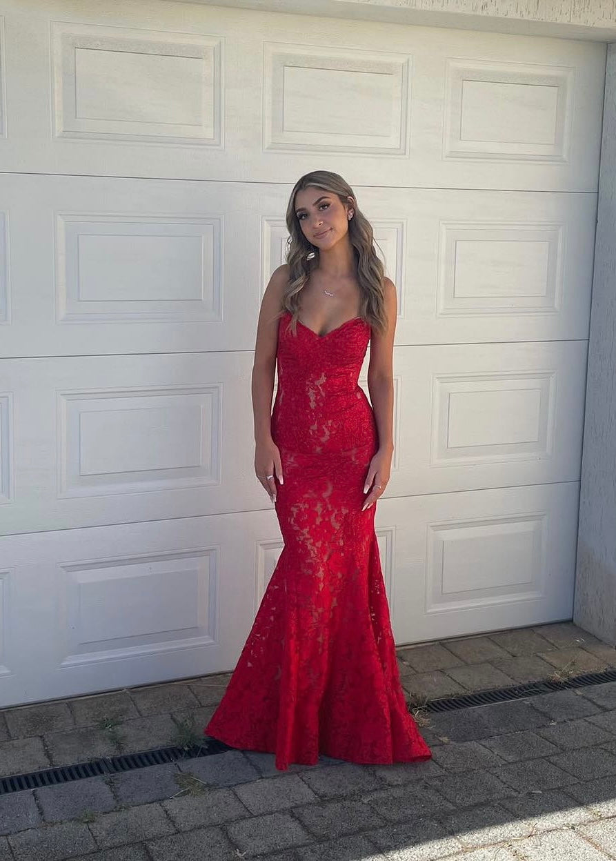 Jovani Gown Red