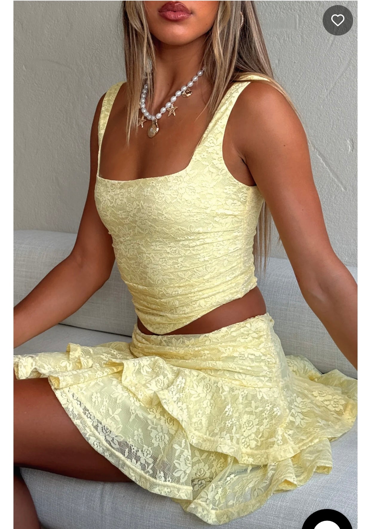 White fox let’s have fun lace set