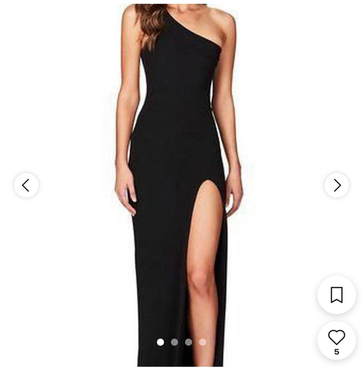 Nookie One Strap Emerald dress