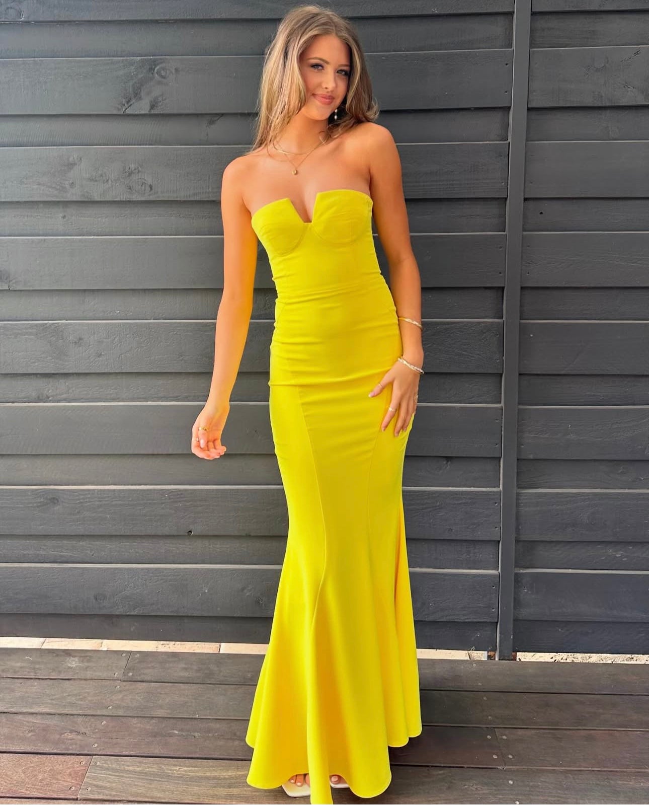 Sheike Eternity Strapless Gown Yellow Hire For A Night Sheike Eternity Strapless Gown Yellow Hire For A Night