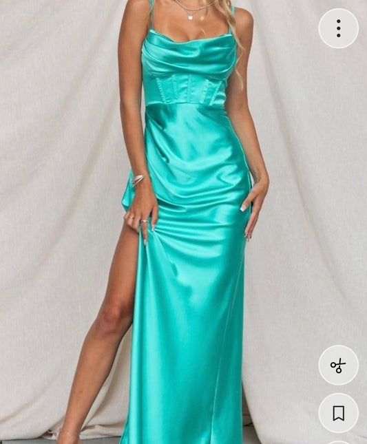 Morning mist corset dress
